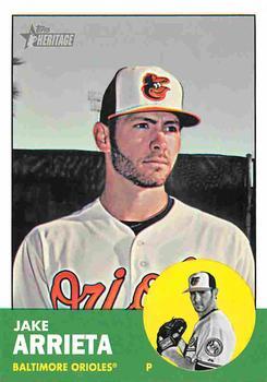 #H588 Jake Arrieta - Baltimore Orioles - 2012 Topps Heritage Baseball