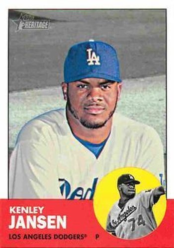 #H594 Kenley Jansen - Los Angeles Dodgers - 2012 Topps Heritage Baseball
