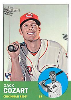 #H619 Zack Cozart - Cincinnati Reds - 2012 Topps Heritage Baseball