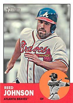 #H622 Reed Johnson - Atlanta Braves - 2012 Topps Heritage Baseball