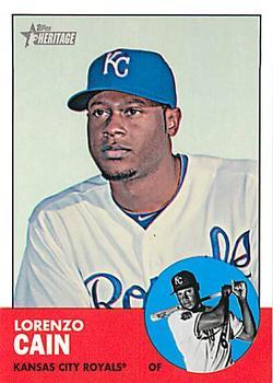 #H626 Lorenzo Cain - Kansas City Royals - 2012 Topps Heritage Baseball