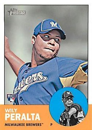 #H627 Wily Peralta - Milwaukee Brewers - 2012 Topps Heritage Baseball