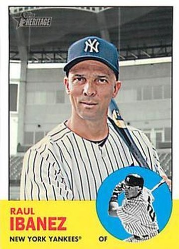#H631 Raul Ibanez - New York Yankees - 2012 Topps Heritage Baseball