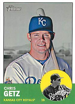 #H634 Chris Getz - Kansas City Royals - 2012 Topps Heritage Baseball