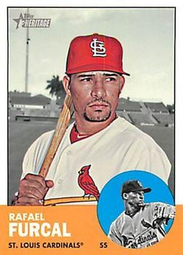 #H661 Rafael Furcal - St. Louis Cardinals - 2012 Topps Heritage Baseball