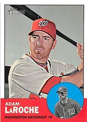 #H675 Adam LaRoche - Washington Nationals - 2012 Topps Heritage Baseball