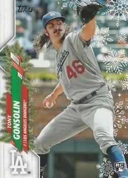 #HW102 Tony Gonsolin - Los Angeles Dodgers - 2020 Topps Holiday Baseball
