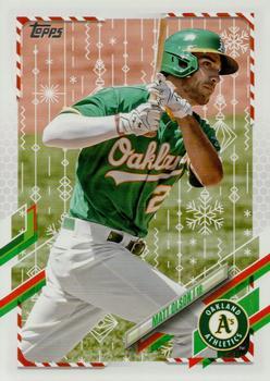 #HW104 Matt Olson - Oakland Athletics - 2021 Topps Holiday Baseball