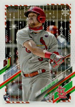 #HW106 Dylan Carlson - St. Louis Cardinals - 2021 Topps Holiday Baseball