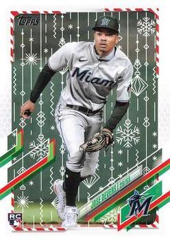 #HW116 Jose Devers - Miami Marlins - 2021 Topps Holiday Baseball