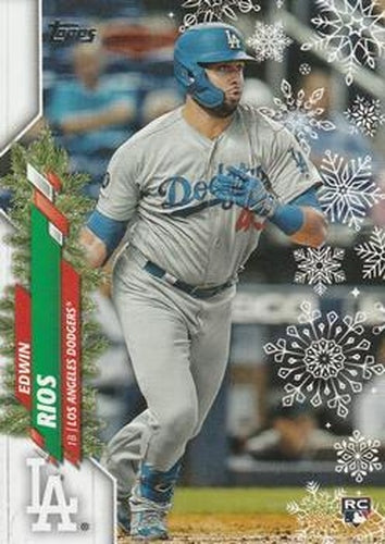 #HW150 Edwin Rios - Los Angeles Dodgers - 2020 Topps Holiday Baseball