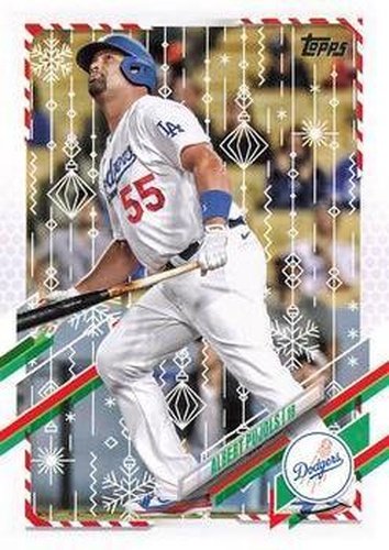 #HW176 Albert Pujols - Los Angeles Dodgers - 2021 Topps Holiday Baseball