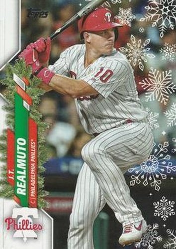 #HW176 J.T. Realmuto - Philadelphia Phillies - 2020 Topps Holiday Baseball