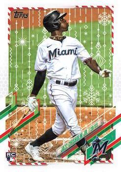 #HW182 Jazz Chisholm Jr. - Miami Marlins - 2021 Topps Holiday Baseball