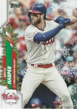#HW190a Bryce Harper - Philadelphia Phillies - 2020 Topps Holiday Baseball