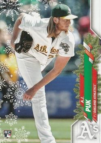 #HW193 A.J. Puk - Oakland Athletics - 2020 Topps Holiday Baseball