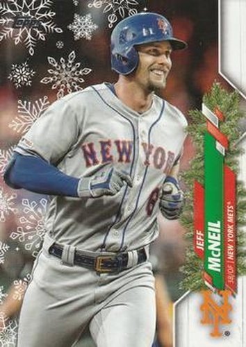 #HW195 Jeff McNeil - New York Mets - 2020 Topps Holiday Baseball