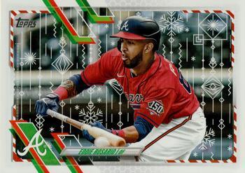 #HW19 Eddie Rosario - Atlanta Braves - 2021 Topps Holiday Baseball