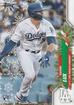 #HW1 Gavin Lux - Los Angeles Dodgers - 2020 Topps Holiday Baseball