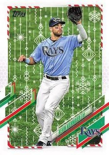 #HW202 Kevin Kiermaier - Tampa Bay Rays - 2021 Topps Holiday Baseball