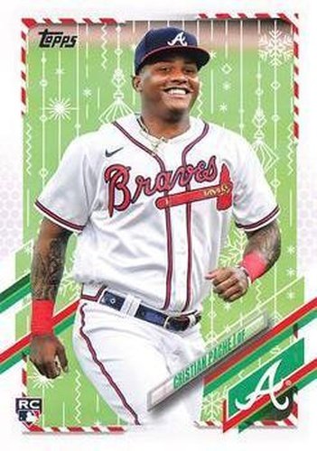 #HW20 Cristian Pache - Atlanta Braves - 2021 Topps Holiday Baseball