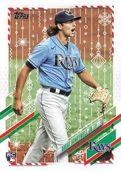 #HW24 Brent Honeywell Jr. - Tampa Bay Rays - 2021 Topps Holiday Baseball