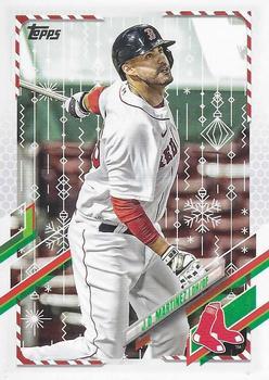 #HW2 JD Martinez - Boston Red Sox - 2021 Topps Holiday Baseball