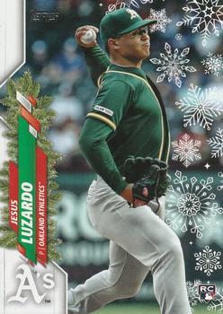 #HW35a Jesus Luzardo - Oakland Athletics - 2020 Topps Holiday Baseball