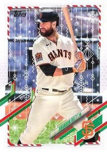 #HW40 Brandon Belt - San Francisco Giants - 2021 Topps Holiday Baseball