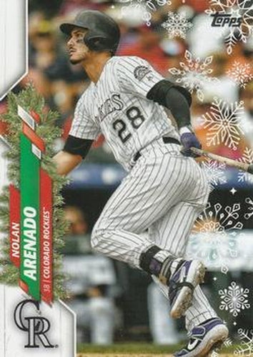 #HW48a Nolan Arenado - Colorado Rockies - 2020 Topps Holiday Baseball
