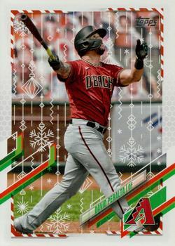 #HW49 David Peralta - Arizona Diamondbacks - 2021 Topps Holiday Baseball