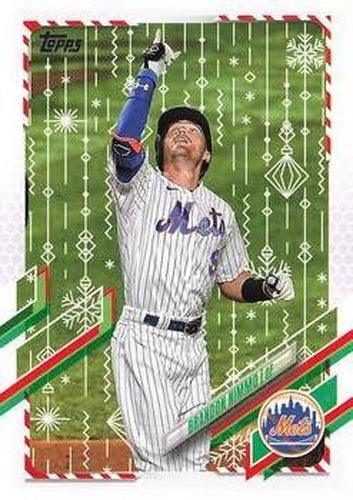 #HW52 Brandon Nimmo - New York Mets - 2021 Topps Holiday Baseball
