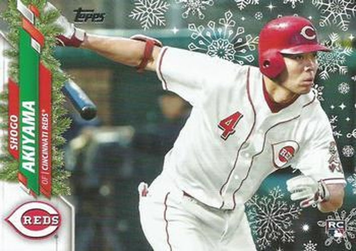#HW58a Shogo Akiyama - Cincinnati Reds - 2020 Topps Holiday Baseball