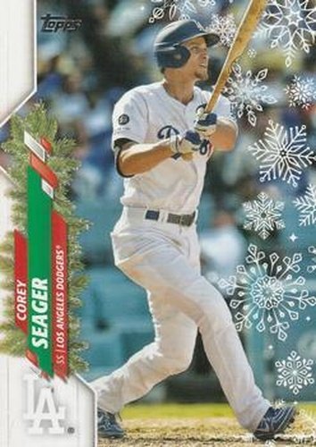 #HW64 Corey Seager - Los Angeles Dodgers - 2020 Topps Holiday Baseball