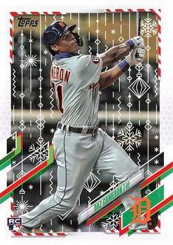 #HW67 Daz Cameron - Detroit Tigers - 2021 Topps Holiday Baseball