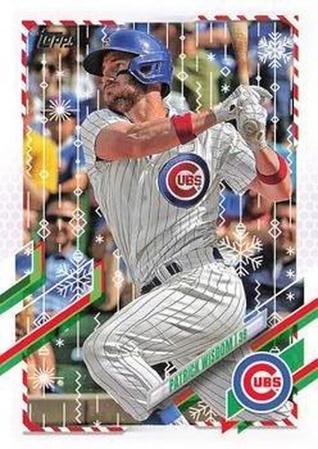 #HW70 Patrick Wisdom - Chicago Cubs - 2021 Topps Holiday Baseball