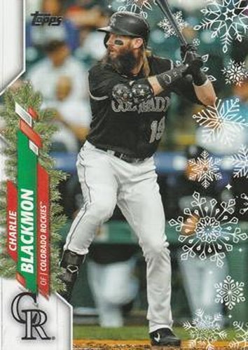 #HW95 Charlie Blackmon - Colorado Rockies - 2020 Topps Holiday Baseball