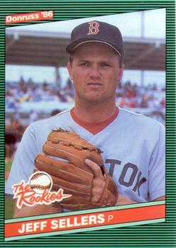 #29 Jeff Sellers - Boston Red Sox - 1986 Donruss The Rookies Baseball