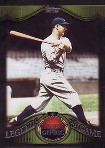 #LG11 Lou Gehrig - New York Yankees - 2009 Topps - Legends of the Game Baseball