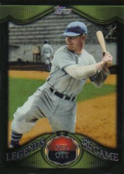 #LG12 Mel Ott - New York Giants - 2009 Topps - Legends of the Game Baseball