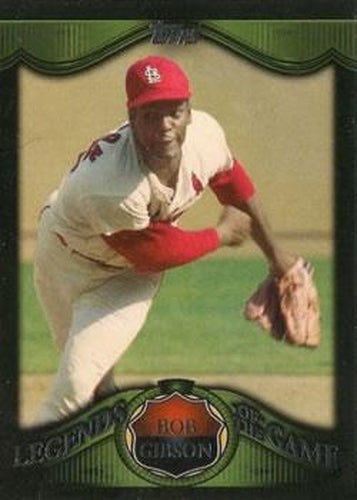#LG19 Bob Gibson - St. Louis Cardinals - 2009 Topps - Legends of the Game Baseball