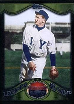 #LG3 Christy Mathewson - New York Giants - 2009 Topps - Legends of the Game Baseball