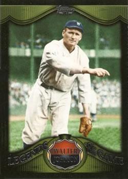#LG5 Walter Johnson - Washington Senators - 2009 Topps - Legends of the Game Baseball