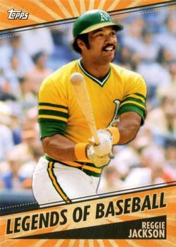 #LOB-12 Reggie Jackson - Oakland Athletics - 2021 Topps Opening Day Baseball - Legends of Baseball