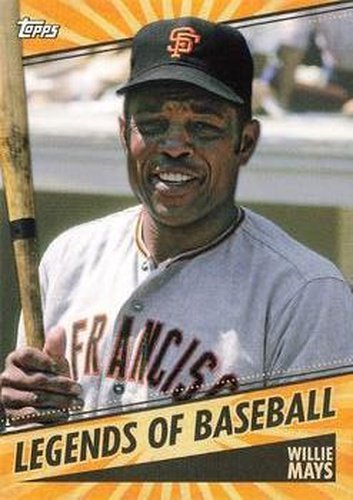 #LOB-13 Willie Mays - San Francisco Giants - 2021 Topps Opening Day Baseball - Legends of Baseball