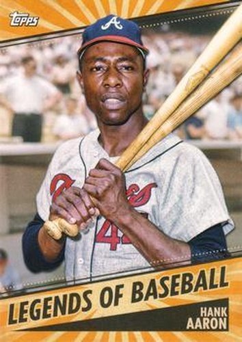 #LOB-7 Hank Aaron - Atlanta Braves - 2021 Topps Opening Day Baseball - Legends of Baseball