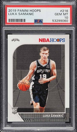 2019 HOOPS BASKETBALL LUKA SAMANIC ROOKIE #216 PSA 10 GEM MINT