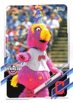 #M-12 Slider - Cleveland Indians - 2021 Topps Opening Day Baseball - Mascots