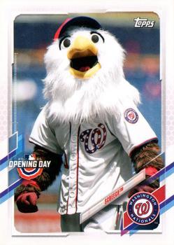 #M-14 Screech - Washington Nationals - 2021 Topps Opening Day Baseball - Mascots