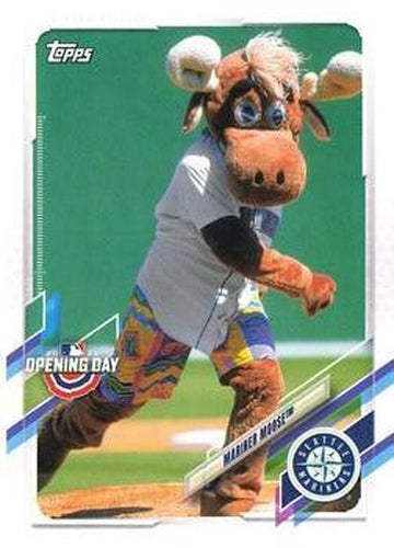 #M-16 Mariner Moose - Seattle Mariners - 2021 Topps Opening Day Baseball - Mascots